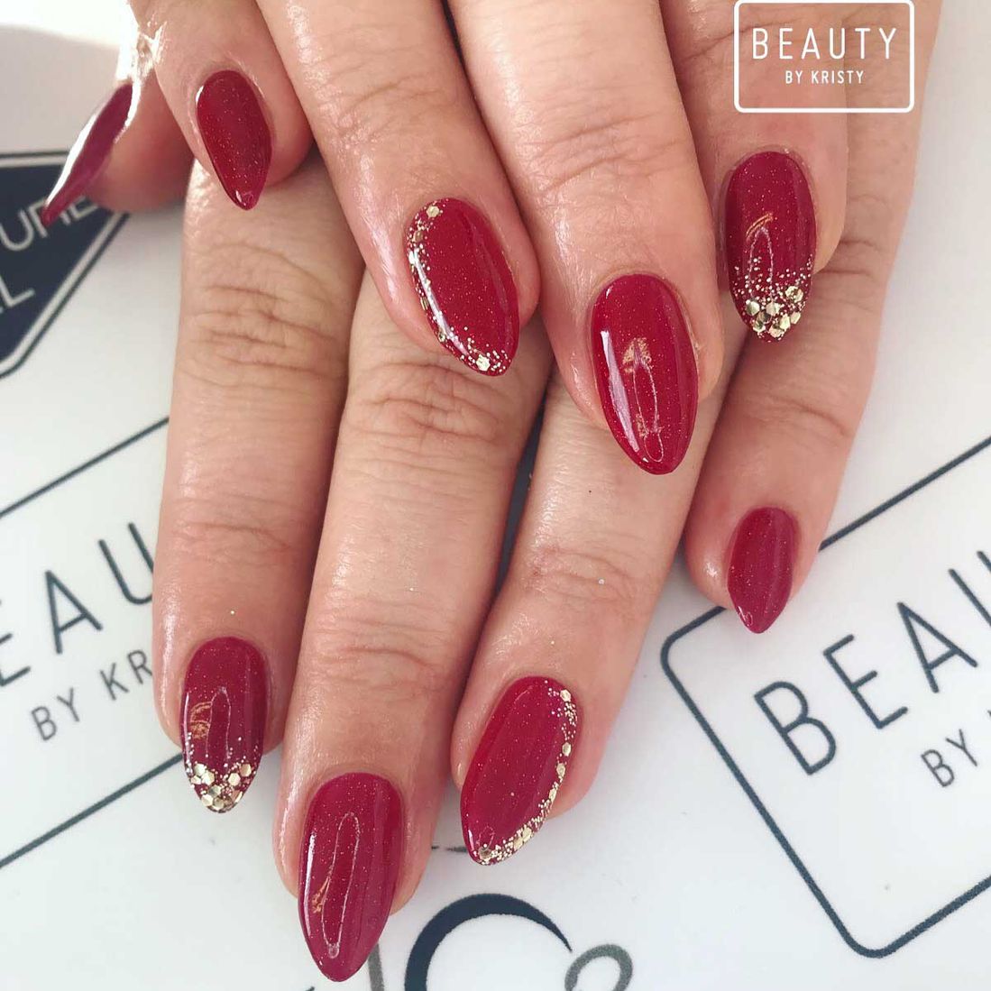 red acrylics